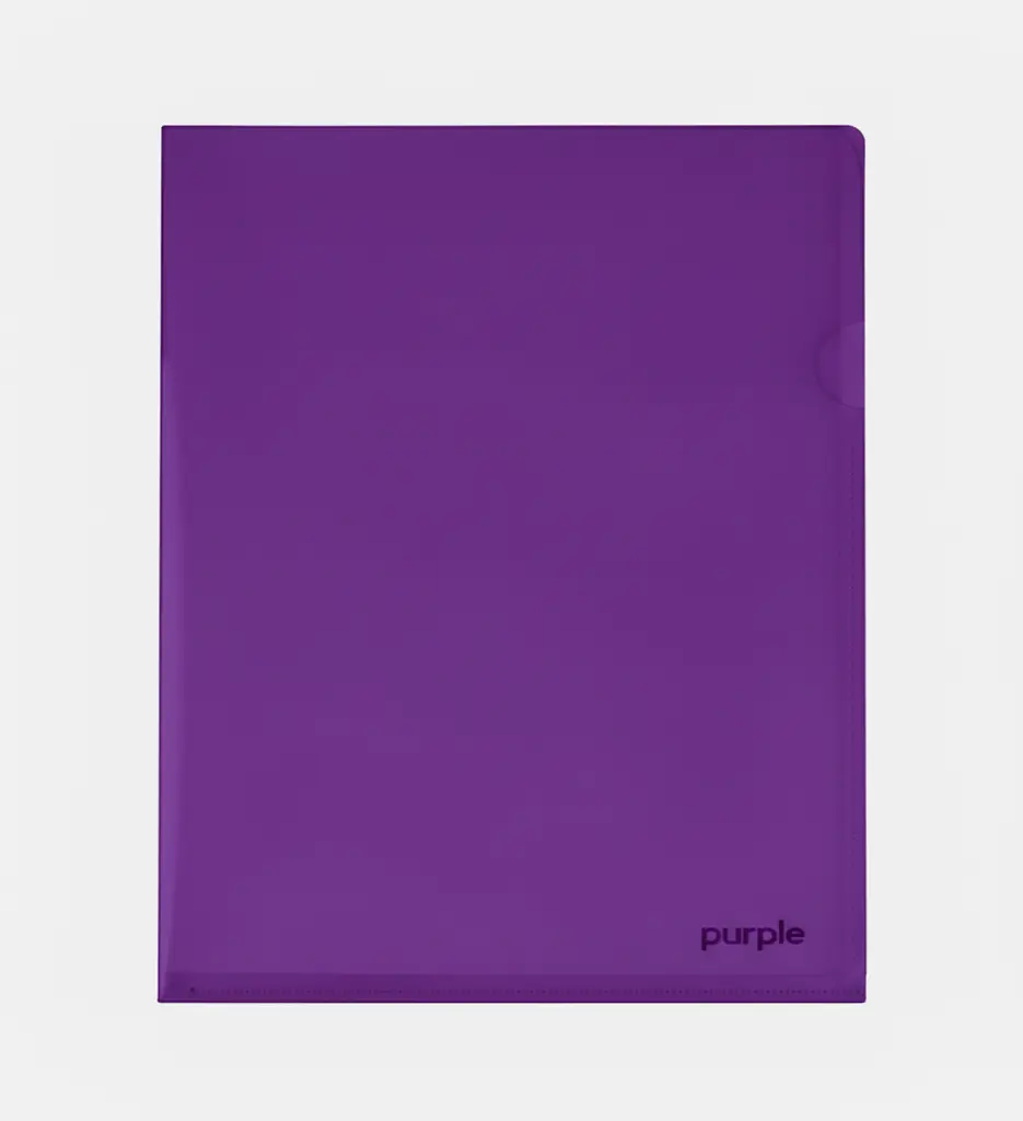 Lot de 10 Pochettes à coin en PP Violet - Purple