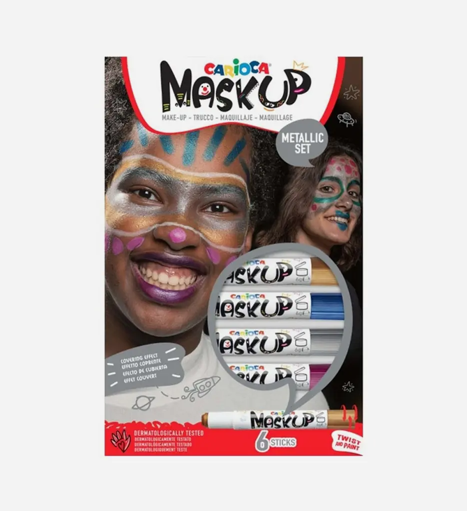 Maquillage Mask Up Metallic 6Pcs - CARIOCA