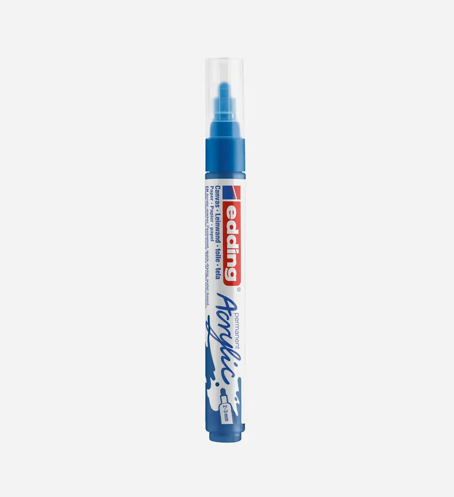 Marqueur Acrylique 2-3 Mm Bleu 5100 - EDDING