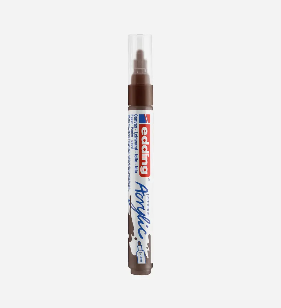 Marqueur Acrylique 2-3 Mm Chocolat 5100 - EDDING