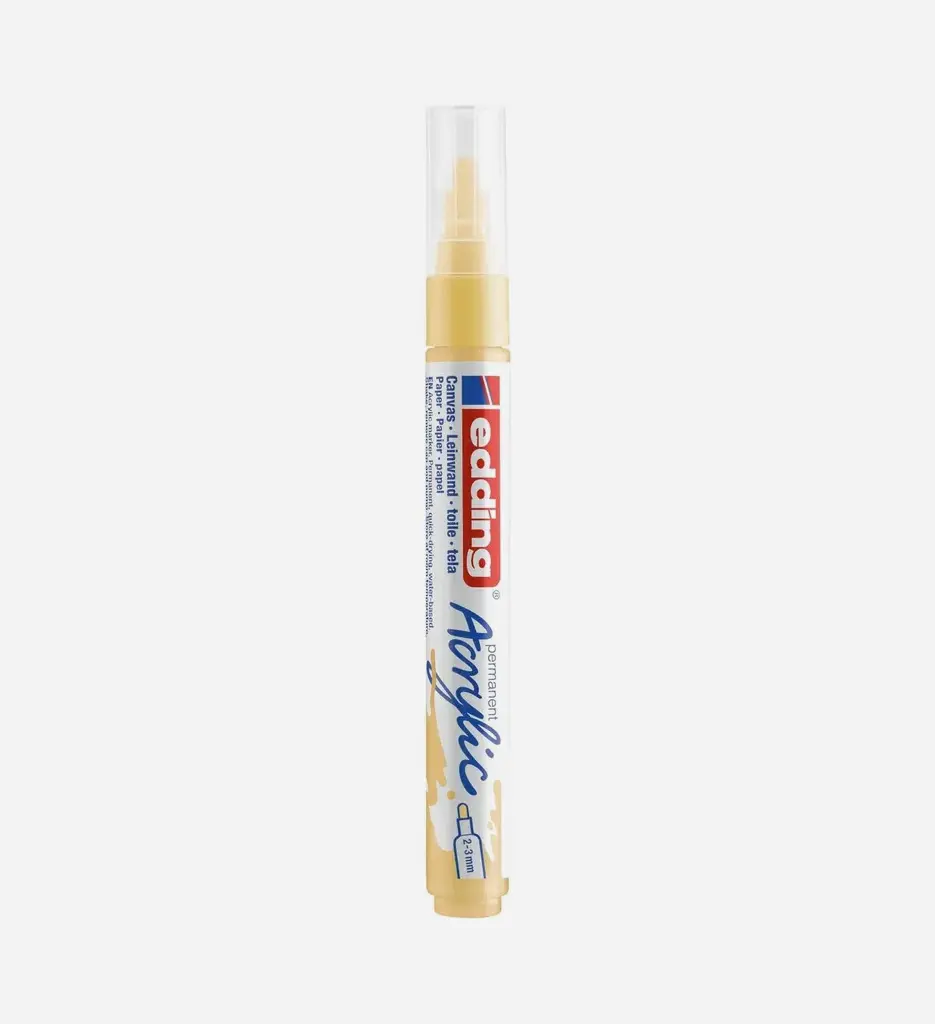 Marqueur Acrylique 2-3 Mm Jaune pastel 5100 - EDDING