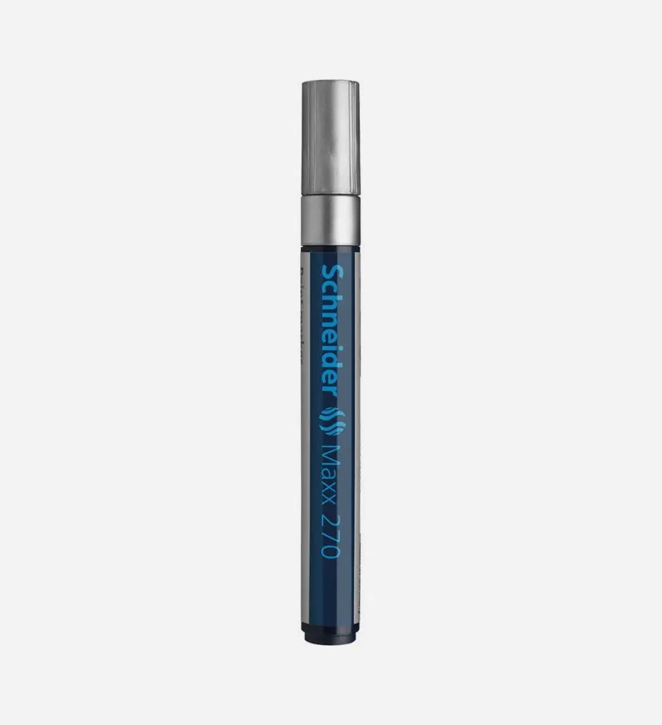 Marqueur Paint 270 Pointe Conique Argent - SCHNEIDER