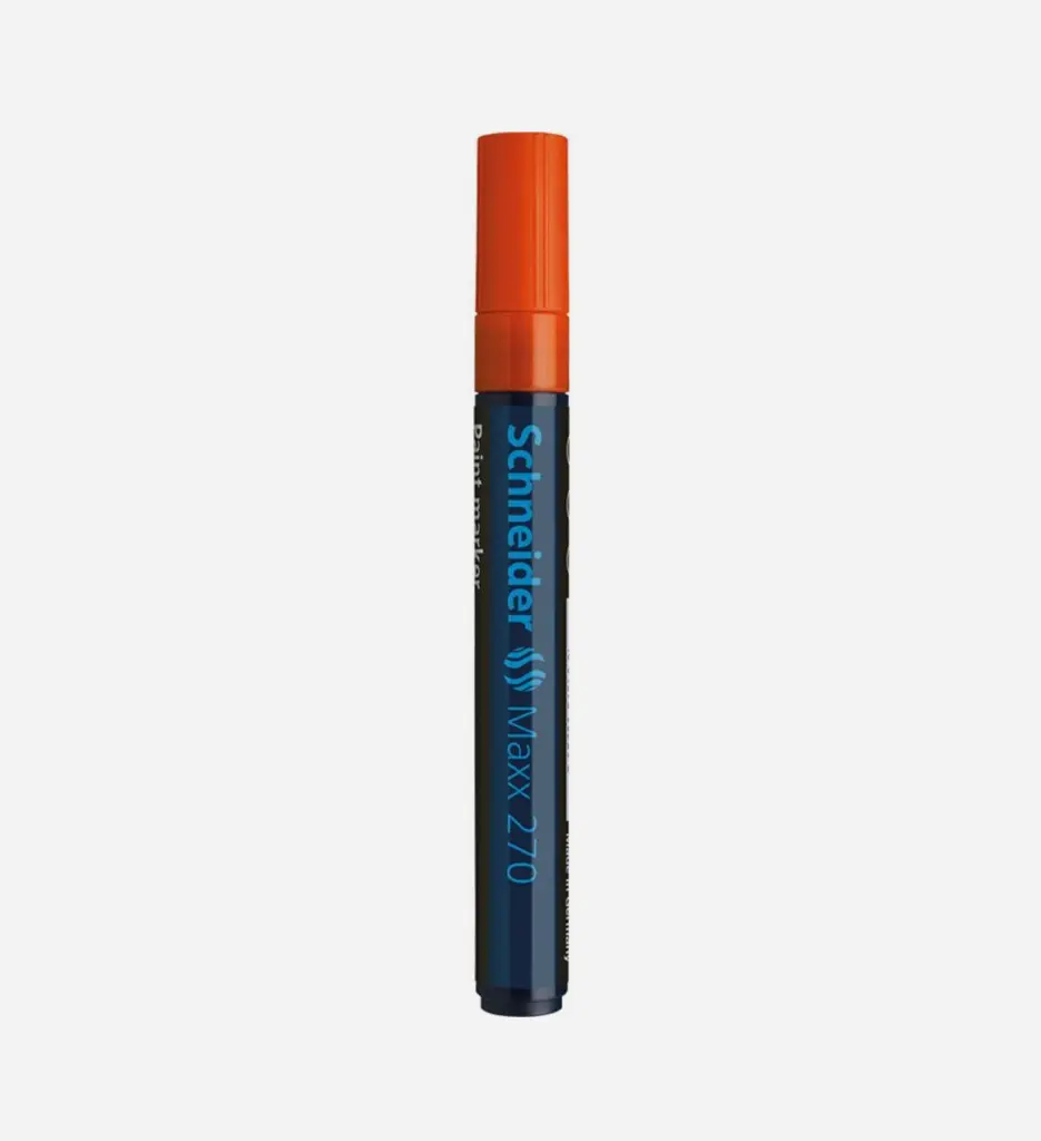 Marqueur Paint 270 Pointe Conique Orange - SCHNEIDER