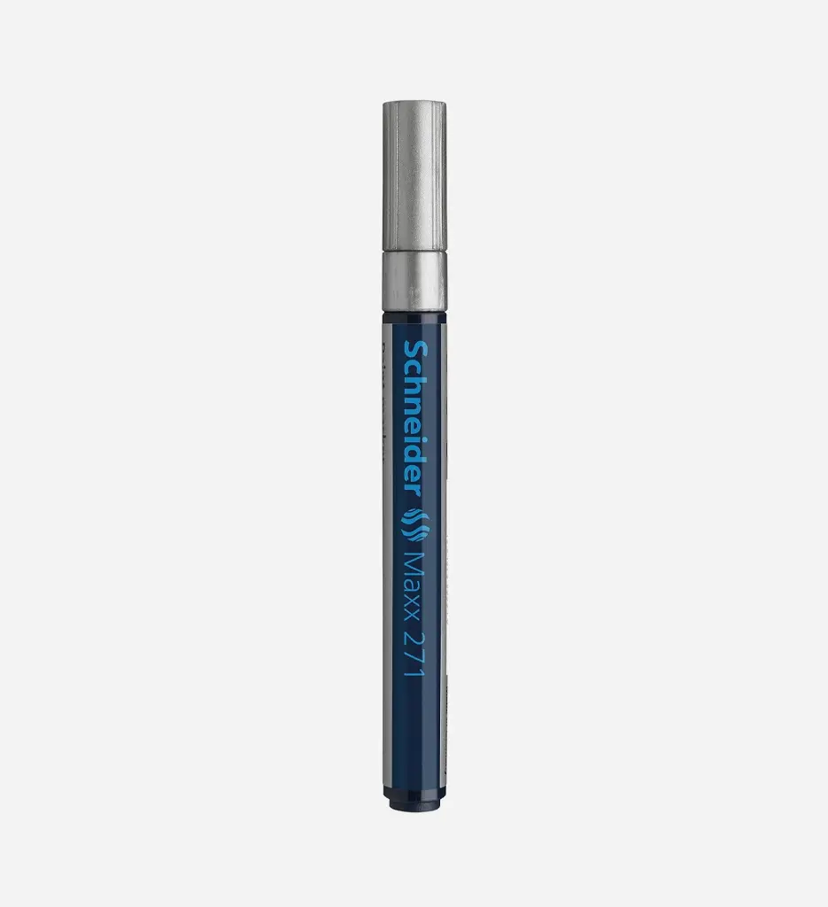 Marqueur Paint 271 Pointe Conique Argent - SCHNEIDER