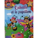 Collection Abeilles et Fleurs L'abeille et le papillon