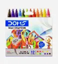 Crayons à la cire de 12 couleurs - DOMS