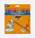 Pack de 24 Crayons de couleur Evolution Stripes - BIC