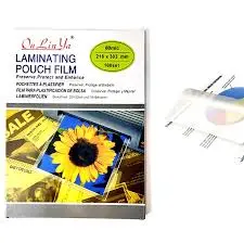 Paquet de 100 Pochettes de Plastification A4 80 Mic