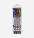 Pochette 4 Stylos Assorties - KRISH                                                                                                                                                                                                                                                                             