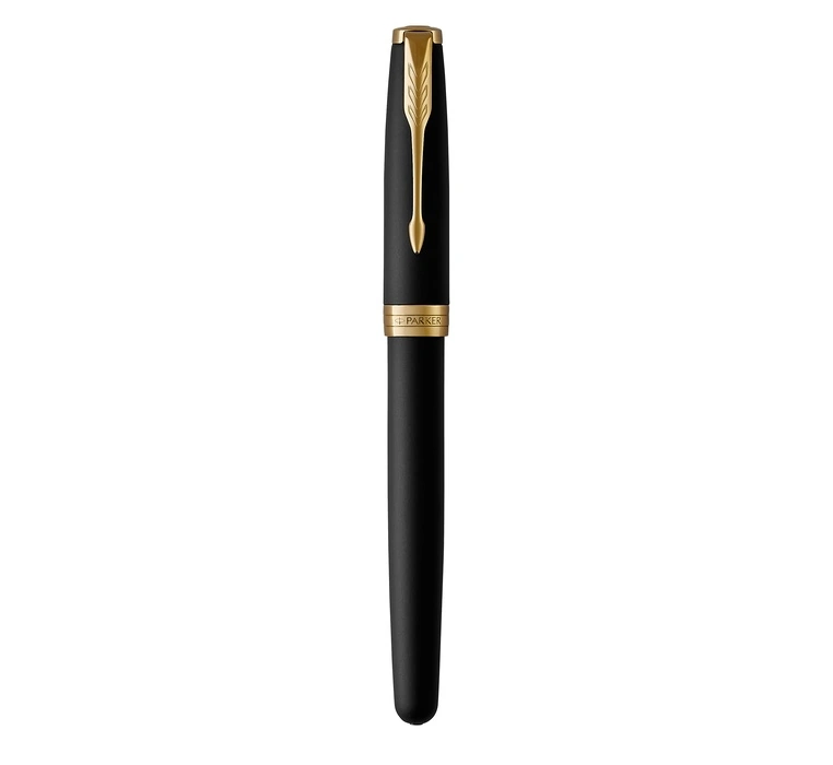 Stylo Plume Sonnet Mat Black GT - PARKER