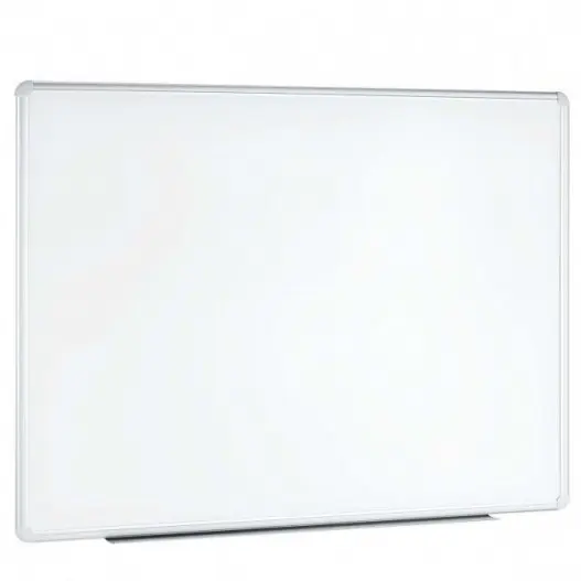 Tableau Blanc Magnétique Cadre Aluminium Bi-Office 100x150 Cm