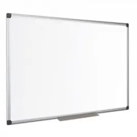 Tableau Blanc Magnétique Cadre Aluminium Bi-Office 100x200 Cm