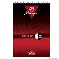 Bloc Note A5 Manager 50P Wireo 5/5 - YAMAMA