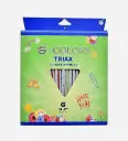 Boite de 24 Crayons de Couleur Long -TRIAX